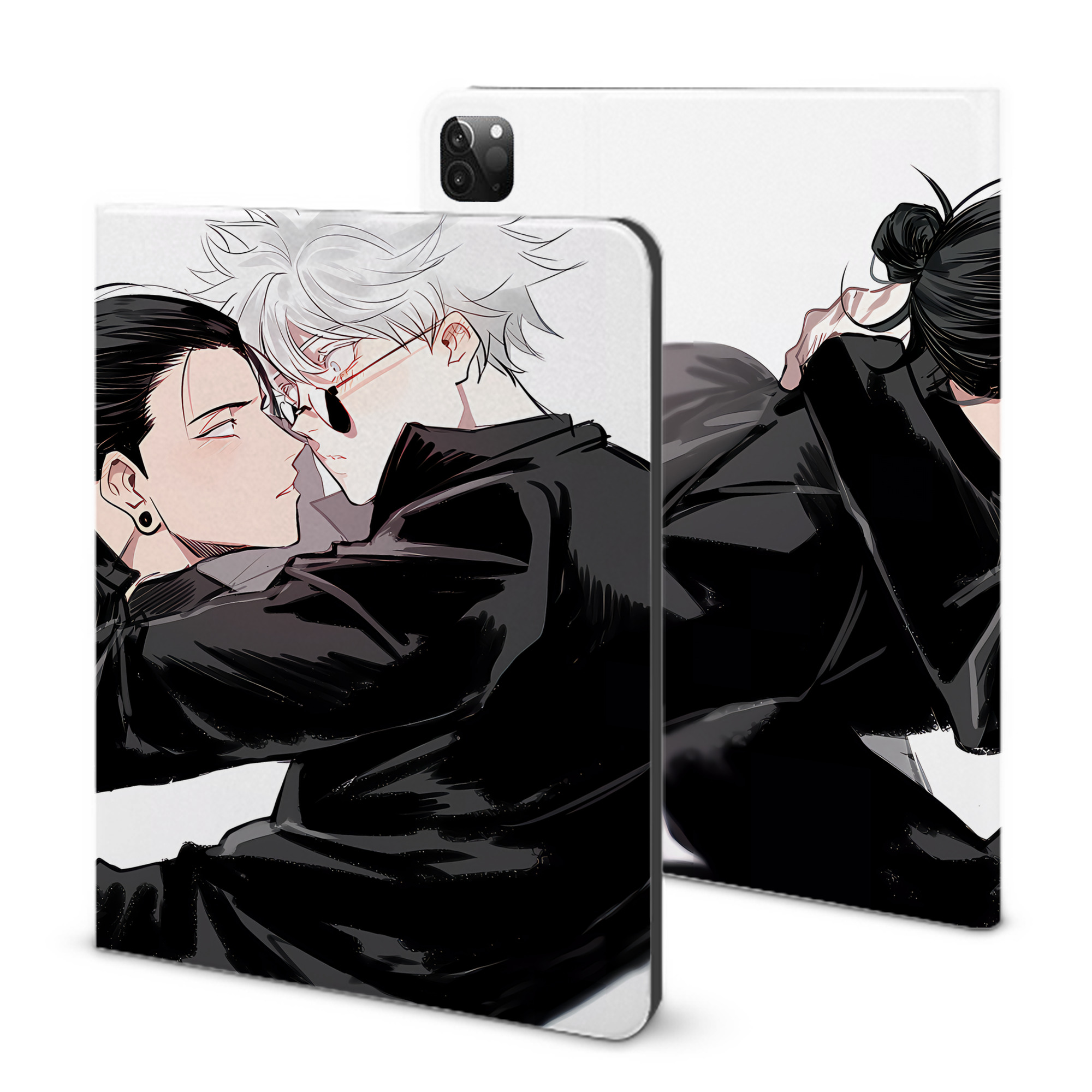 （画像用） 呪術廻戦 Jujutsu Kaisen IPadケース ペンホルダー付き ブックスタイルデザイン